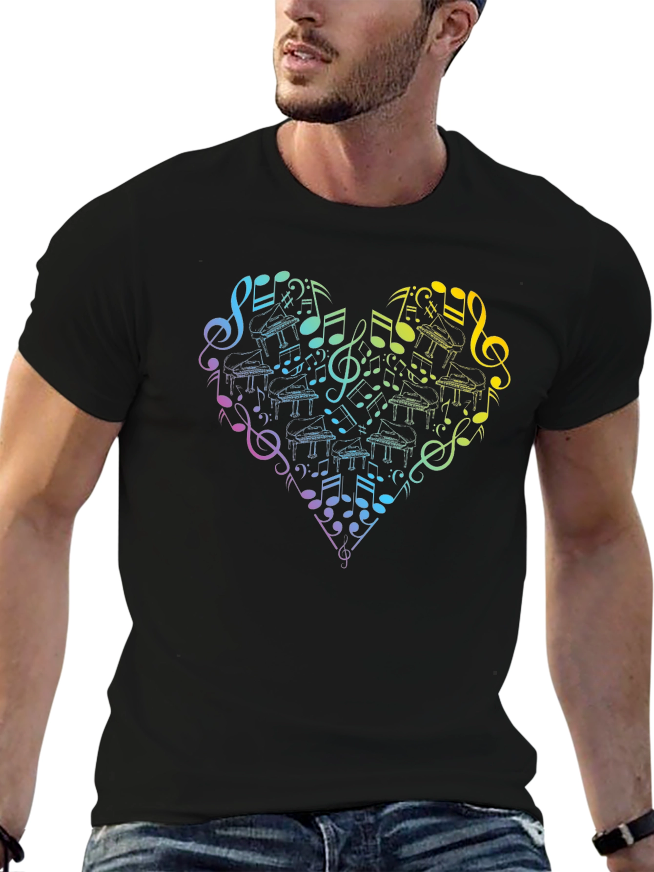 Music Lover Heart T-Shirt