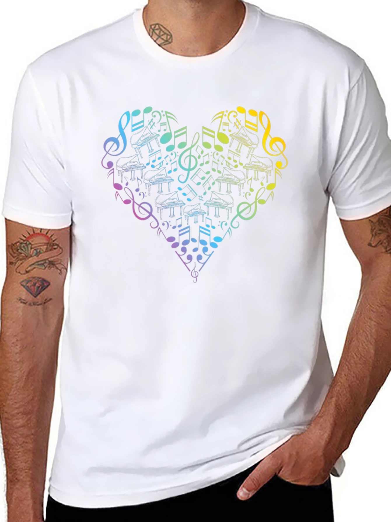 Music Lover Heart T-Shirt
