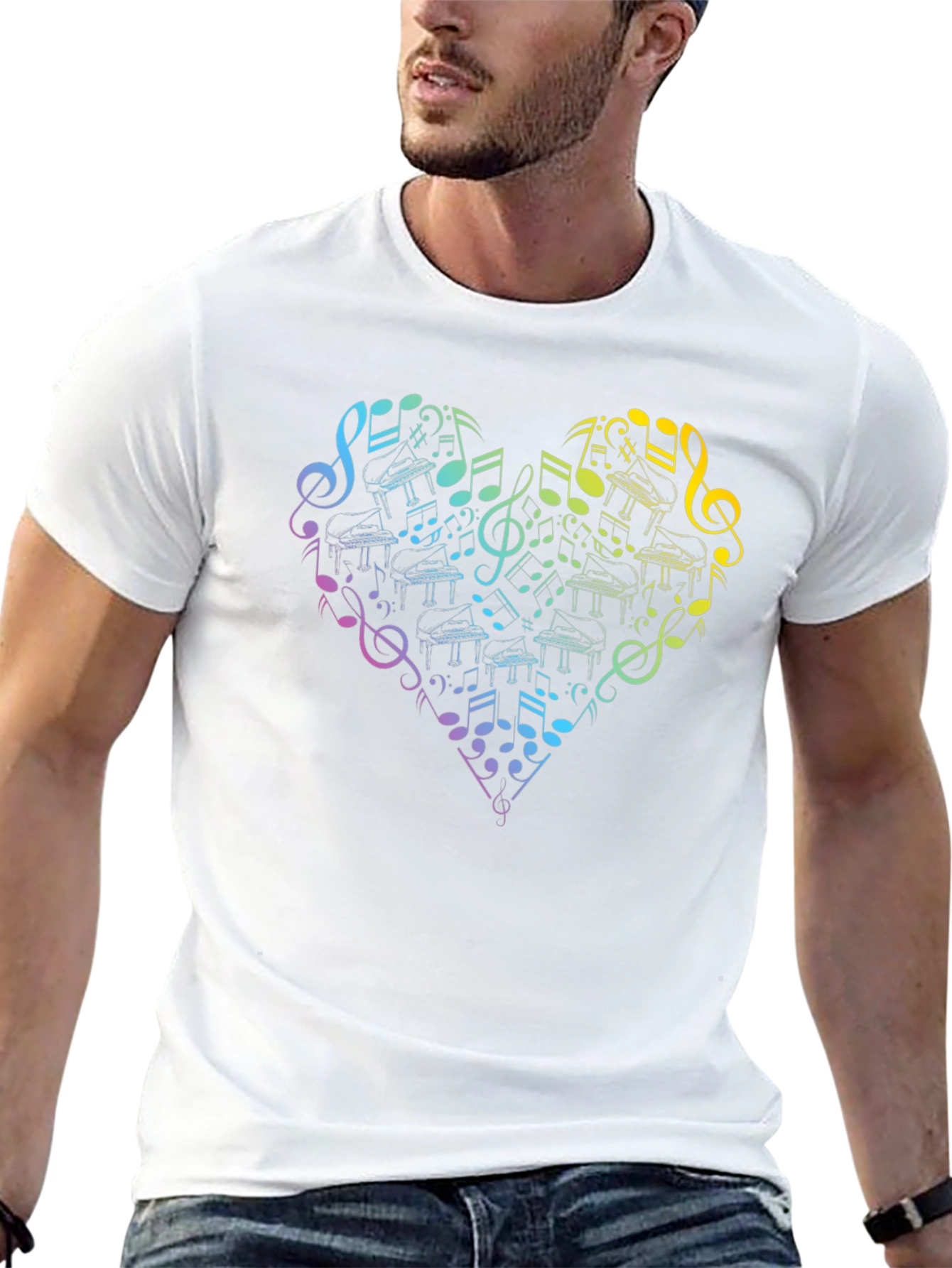 Music Lover Heart T-Shirt
