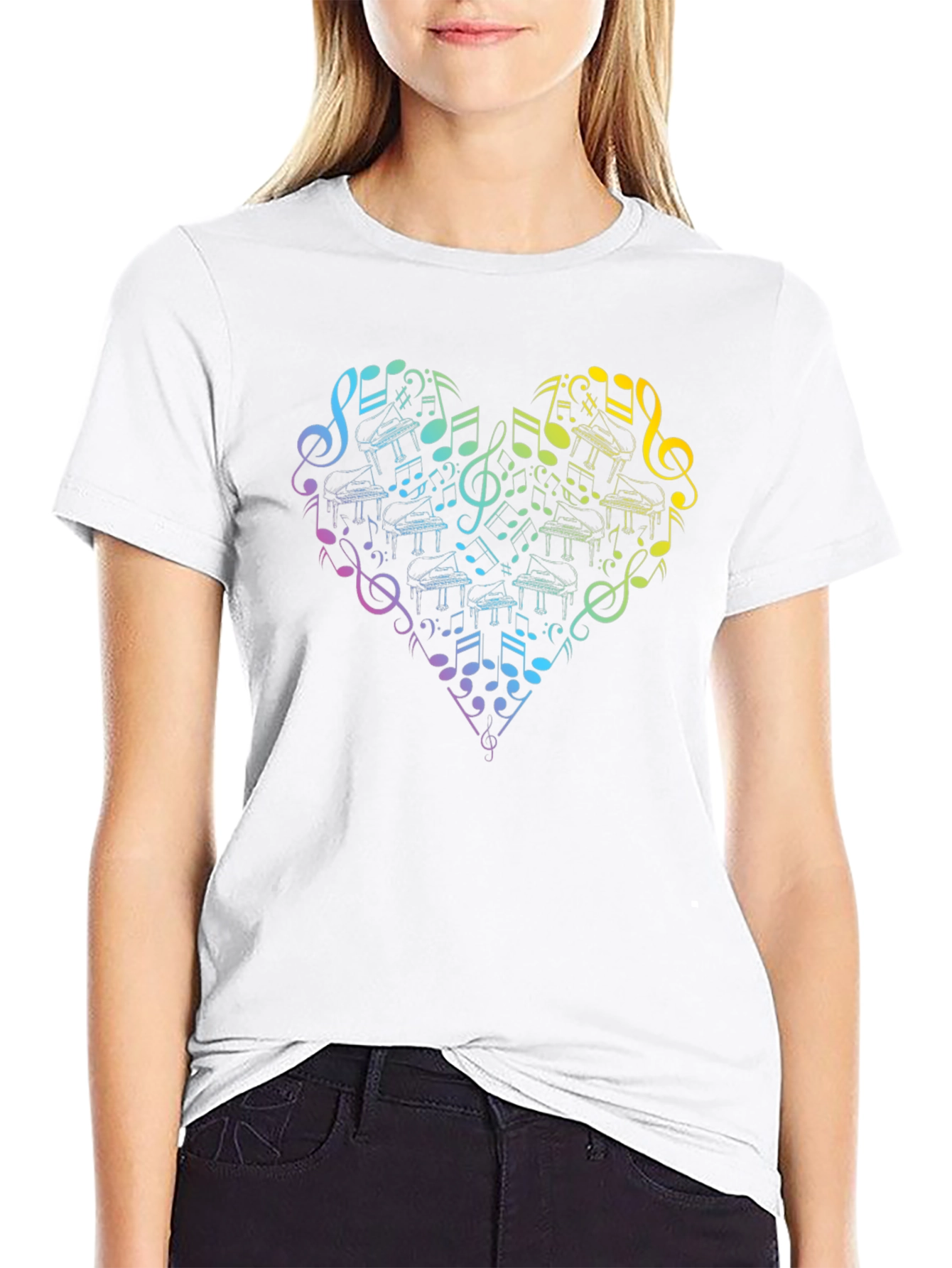 Music Lover Heart T-Shirt