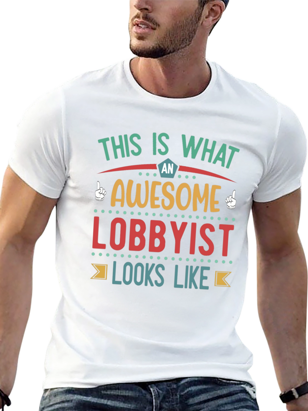 Awesome Lobbyist T-Shirt - Unique Profession Tee