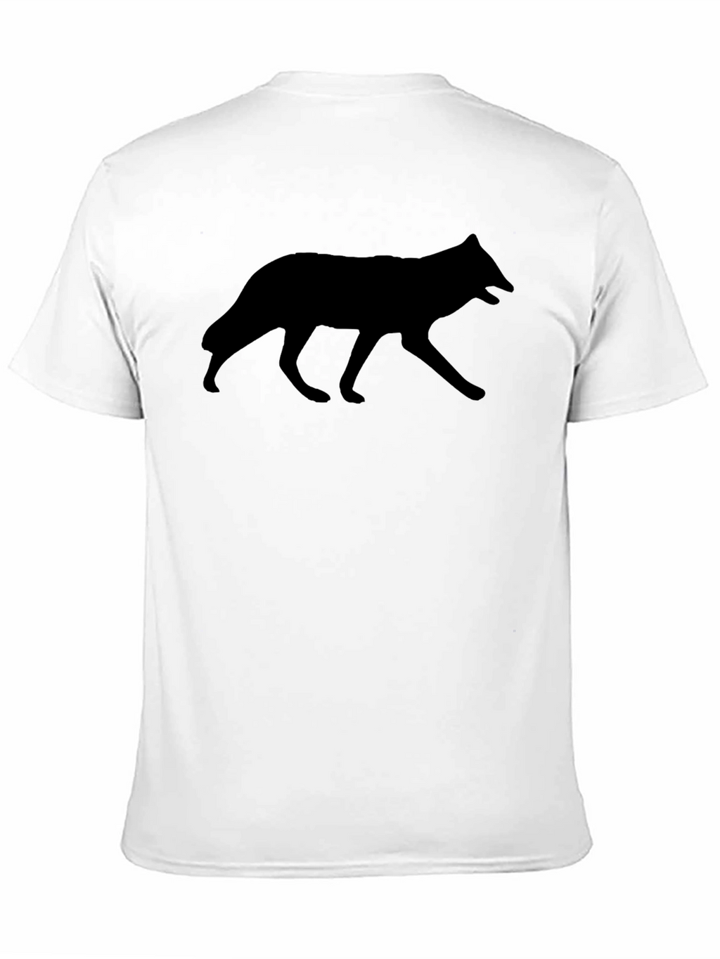 Wolf Silhouette Black T-Shirt