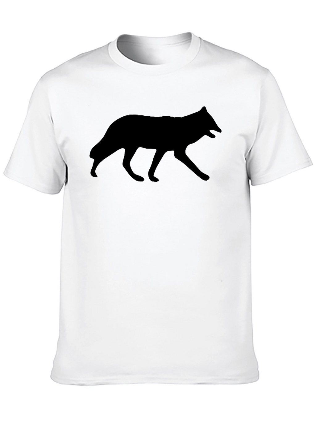 Wolf Silhouette Black T-Shirt
