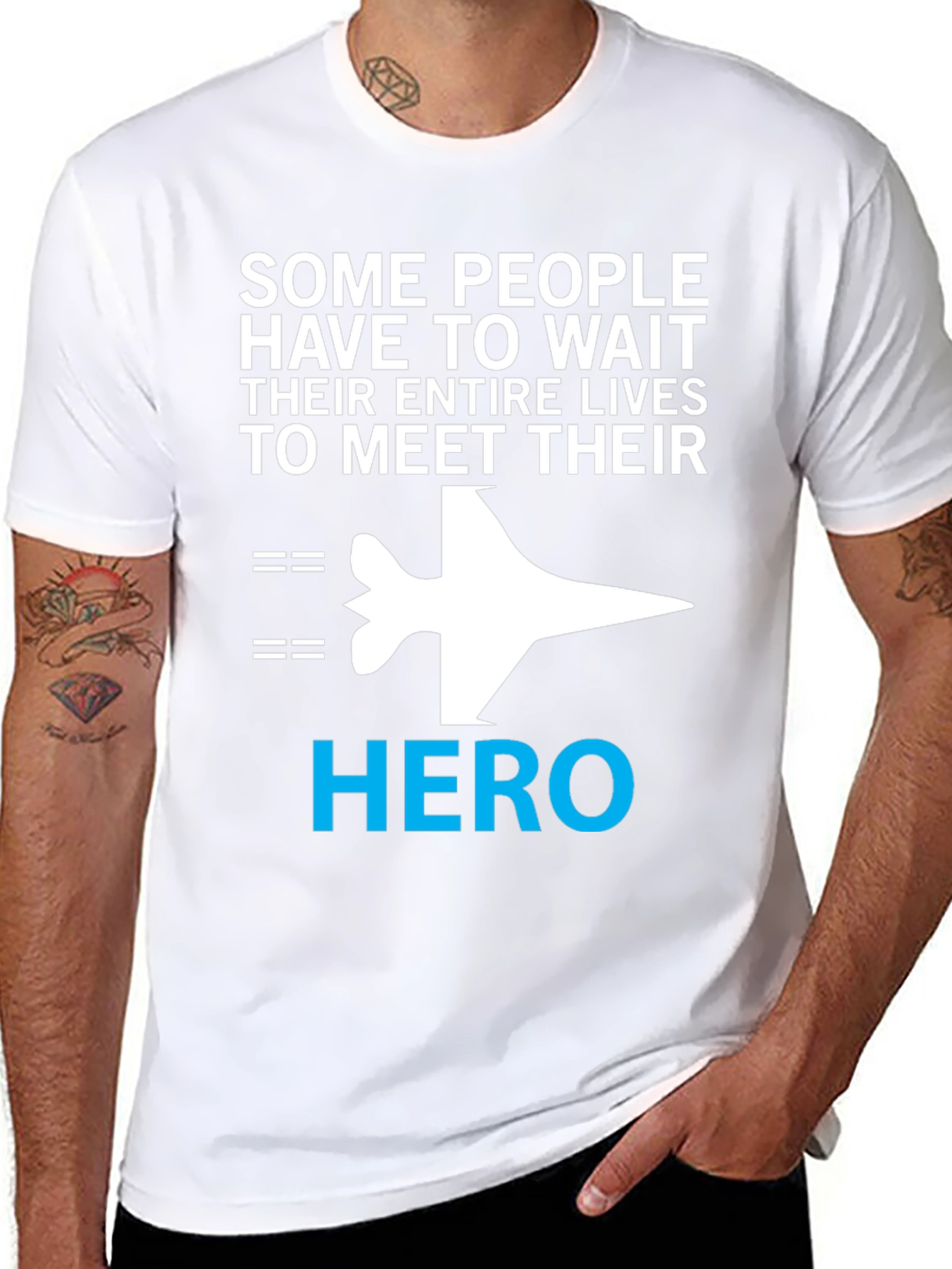 Pilot Hero T-Shirt Aviation Gift Tee