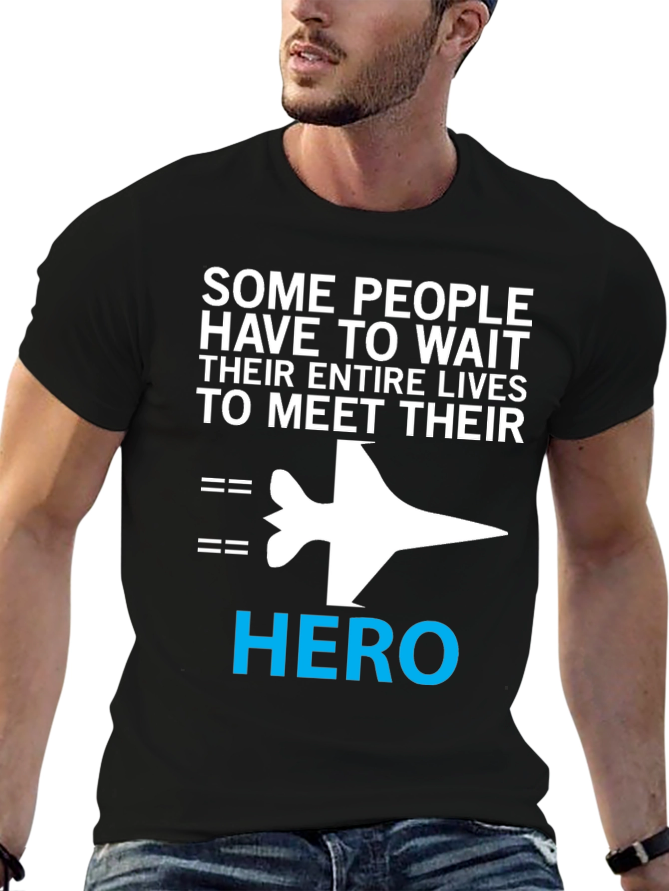 Pilot Hero T-Shirt Aviation Gift Tee