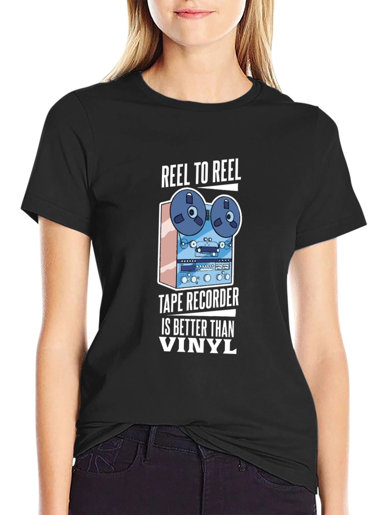 Reel to Reel Tape Recorder Better Than Vinyl T-Shirt