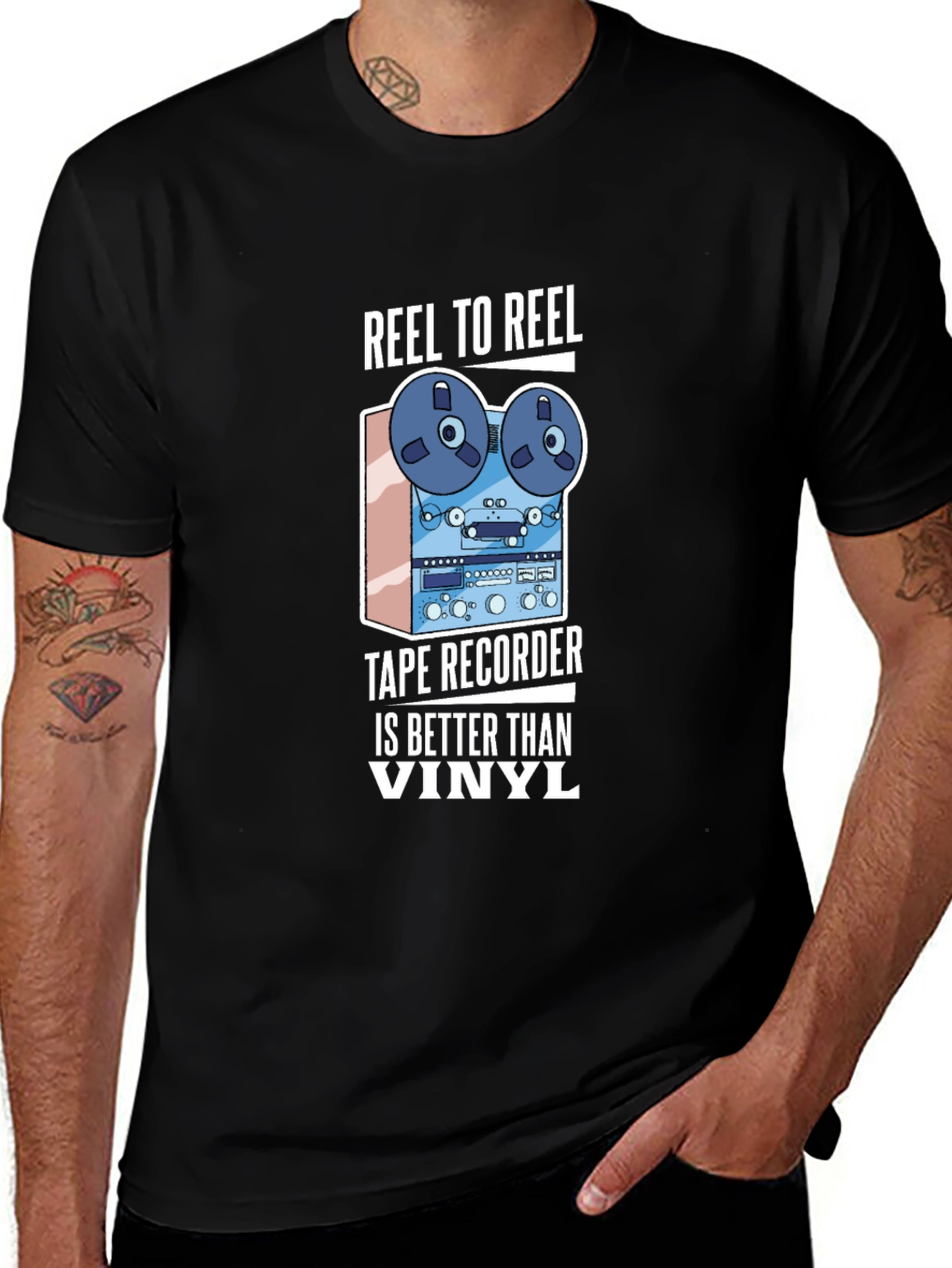 Reel to Reel Tape Recorder Better Than Vinyl T-Shirt