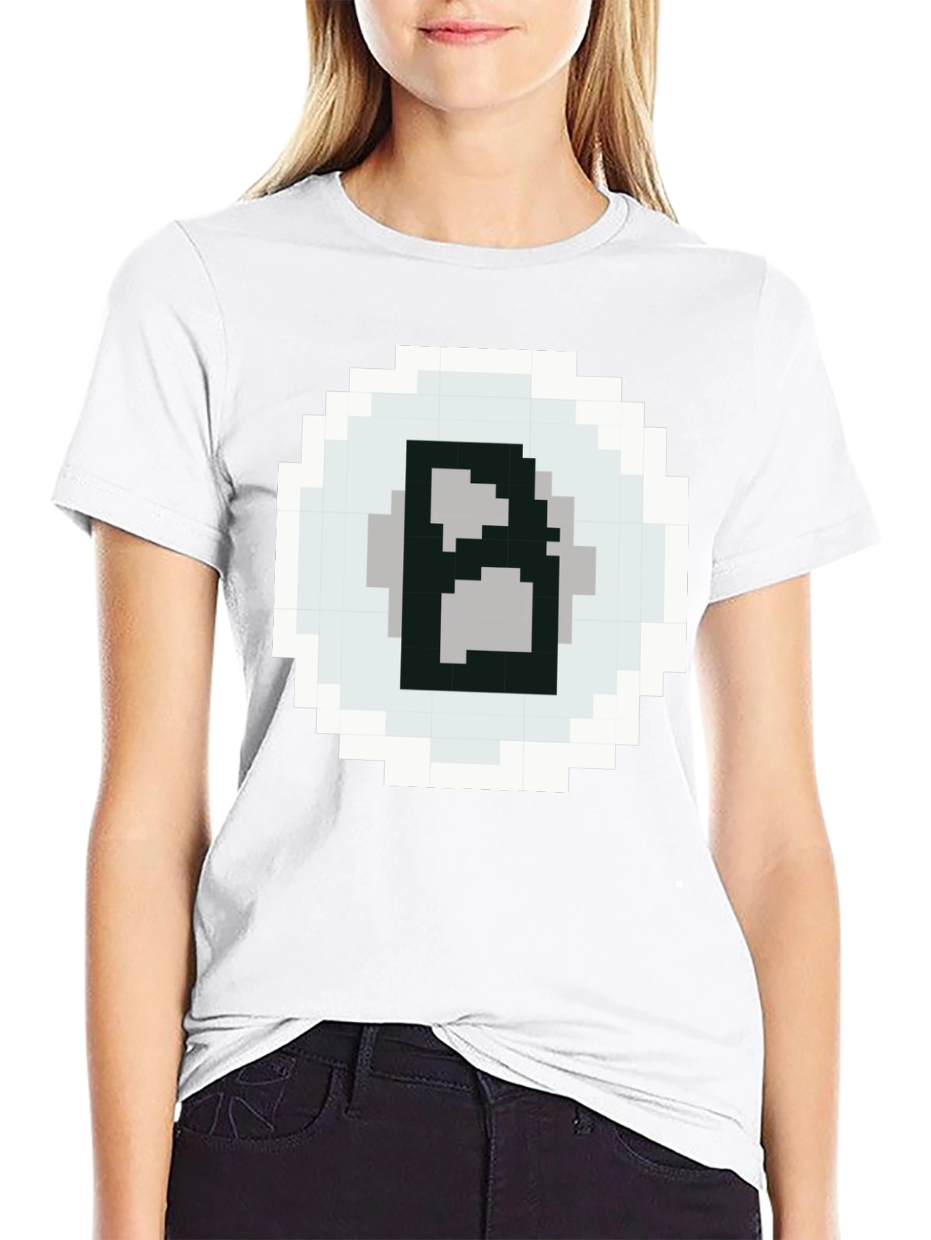 Pixelated B T-Shirt - Retro Gaming Style Tee