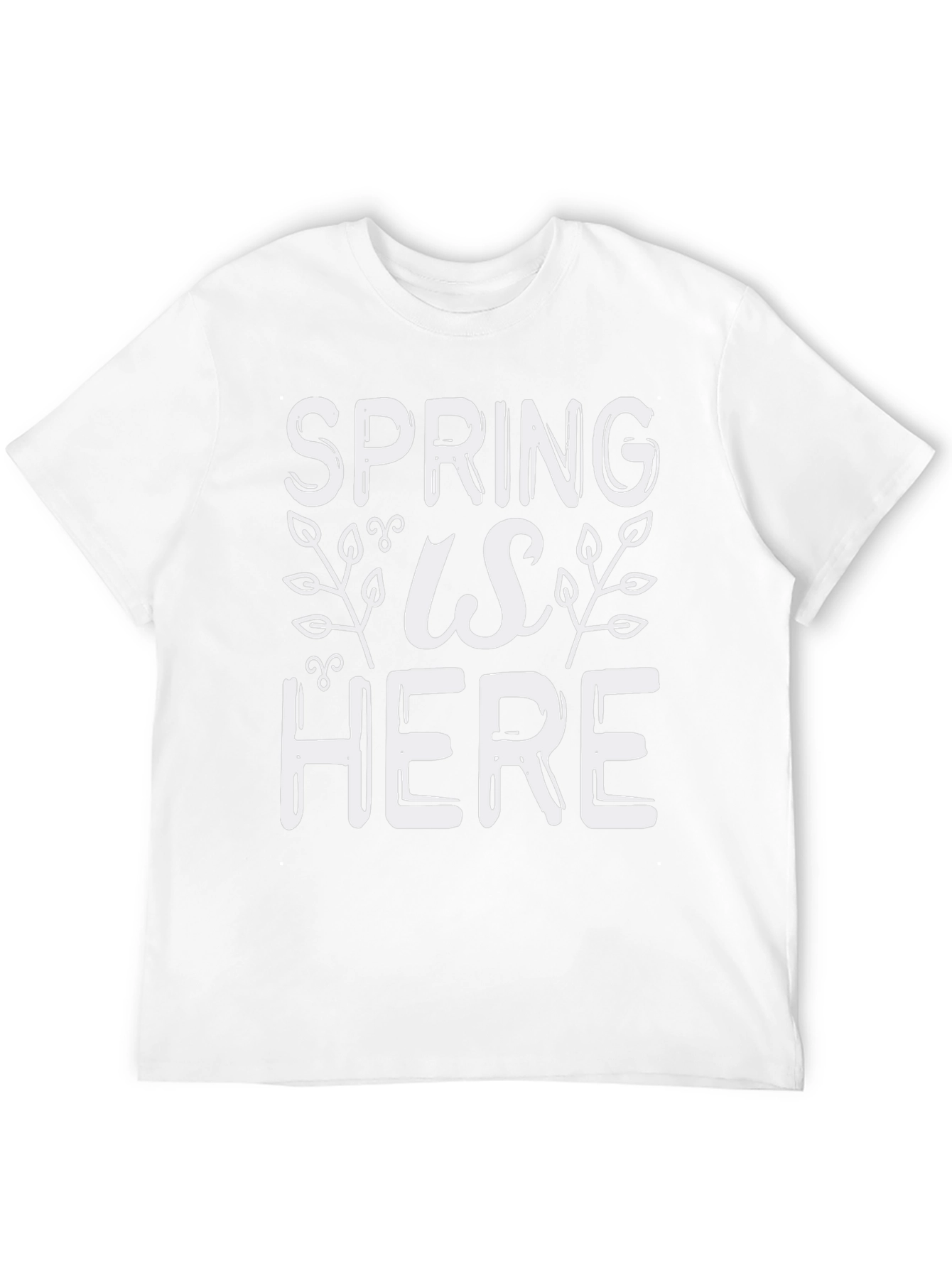 Spring is Here Graphic Tee - Black Casual Shirt
