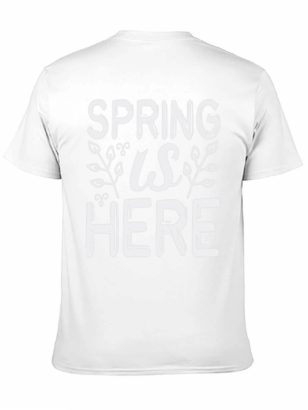 Spring is Here Graphic Tee - Black Casual Shirt