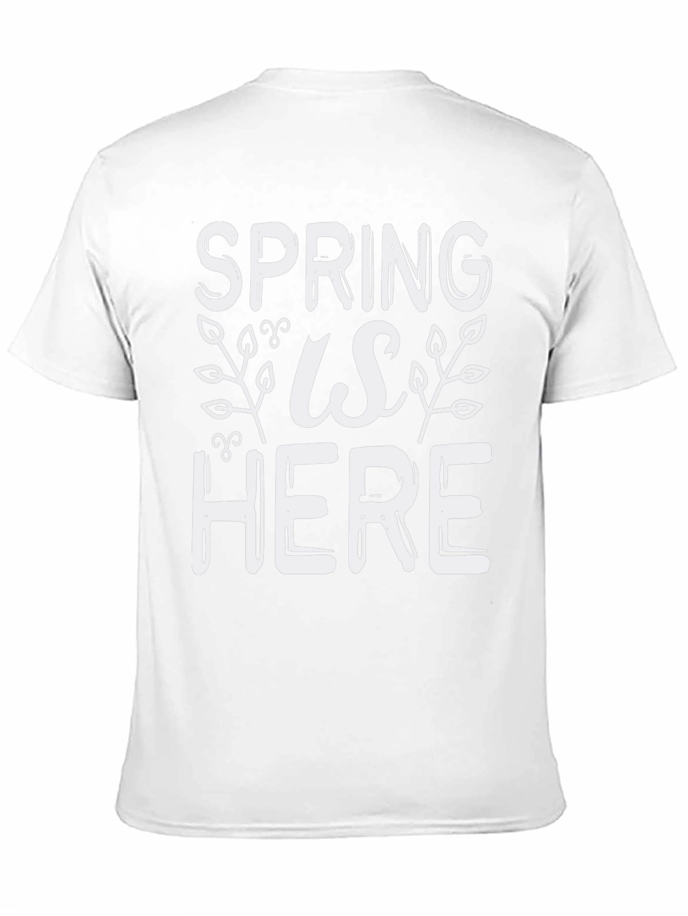 Spring is Here Graphic Tee - Black Casual Shirt