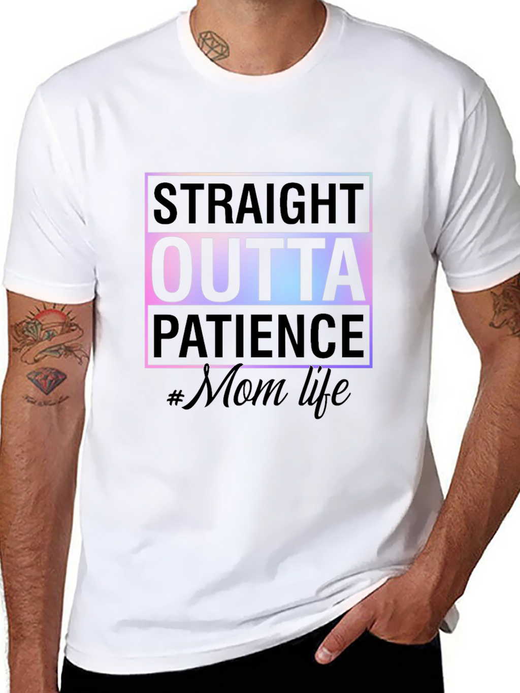 Straight Outta Patience #MomLife Tee