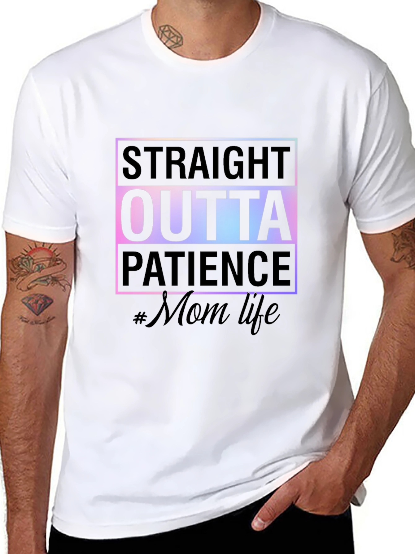 Straight Outta Patience #MomLife Tee