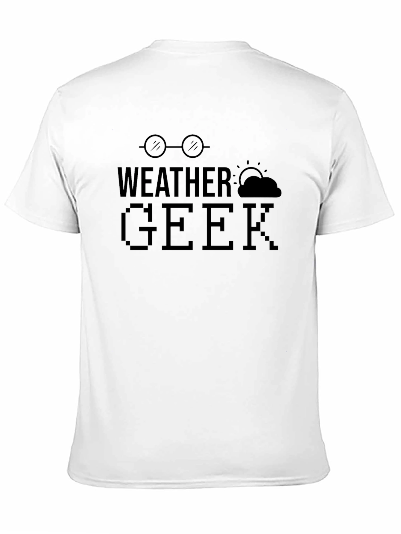 Weather Geek Black Graphic T-Shirt