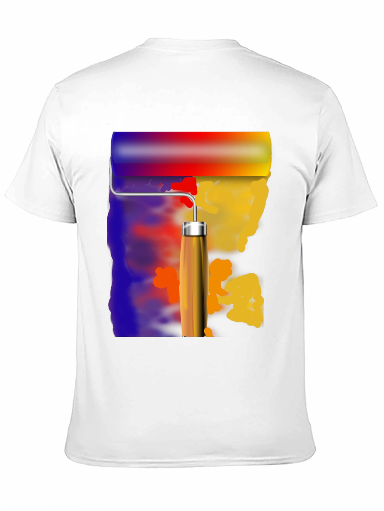Painters Touch Graphic Tee - Artistic Roll Design