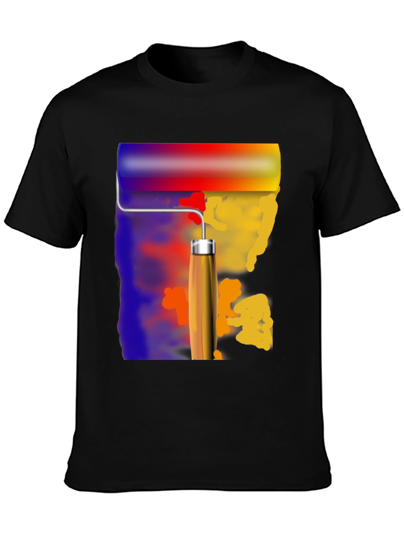 Painters Touch Graphic Tee - Artistic Roll Design
