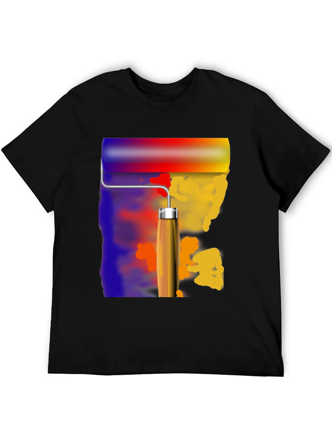 Painters Touch Graphic Tee - Artistic Roll Design
