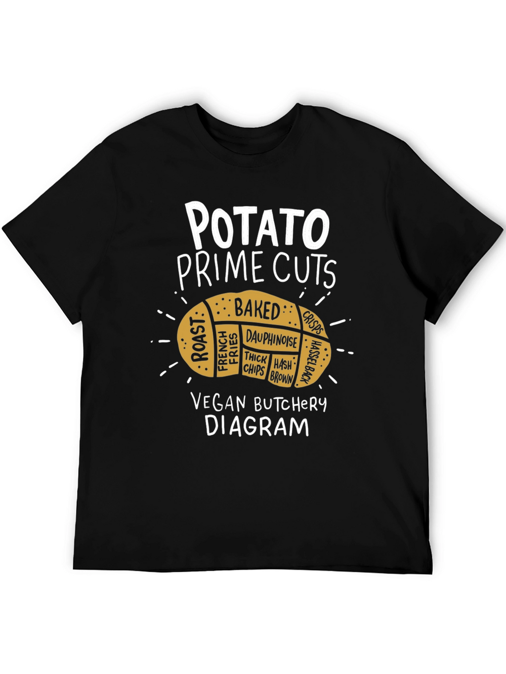 Potato Prime Cuts Vegan Butcher T-Shirt