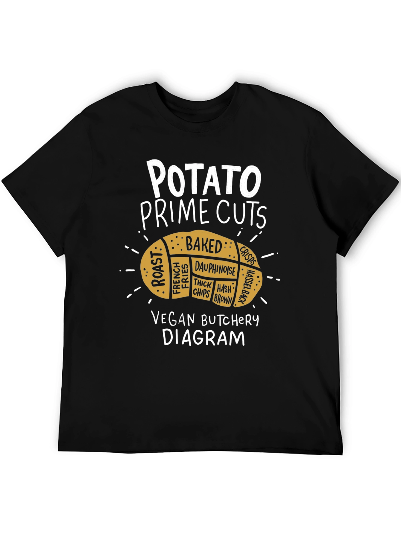 Potato Prime Cuts Vegan Butcher T-Shirt