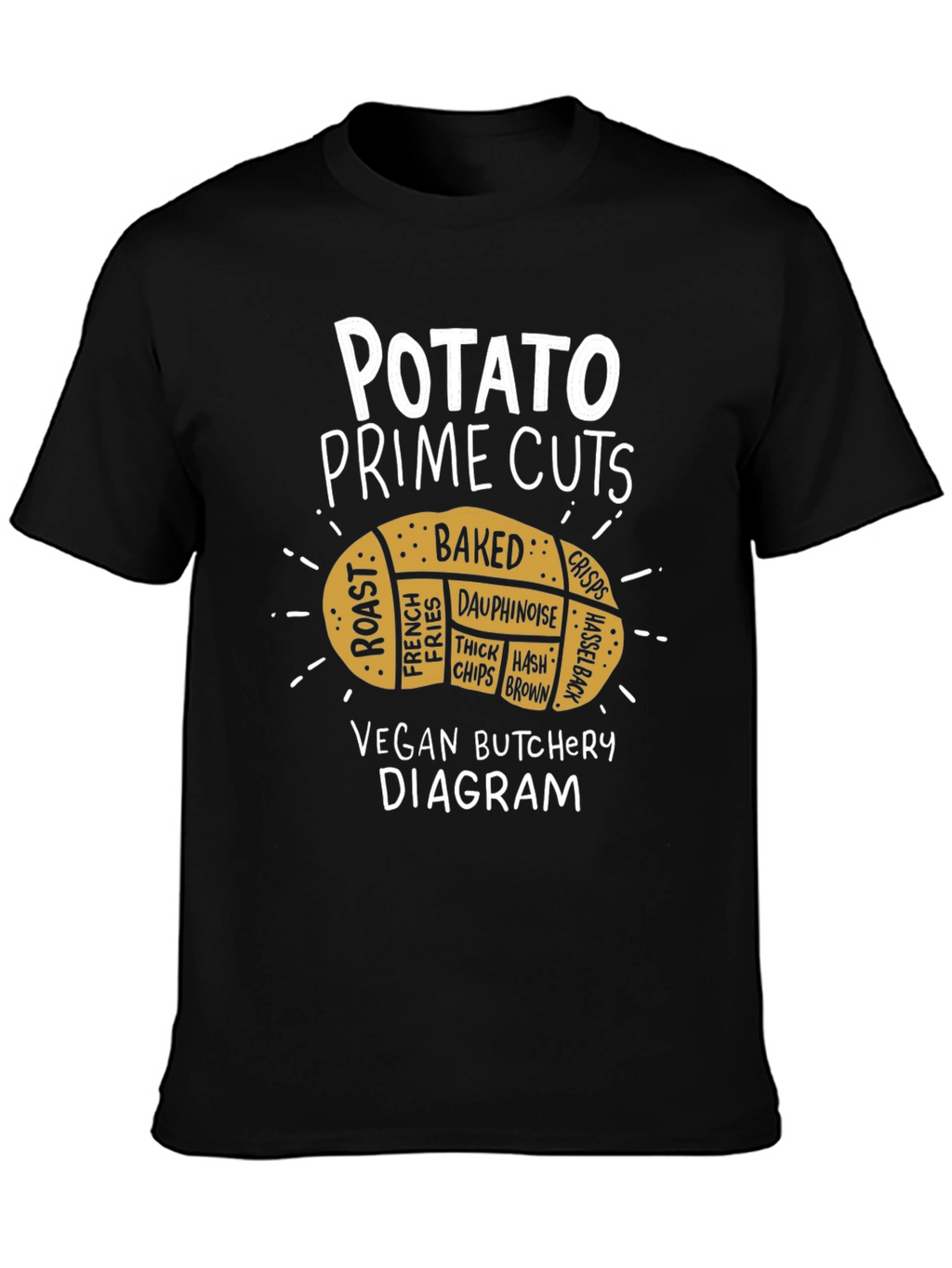Potato Prime Cuts Vegan Butcher T-Shirt