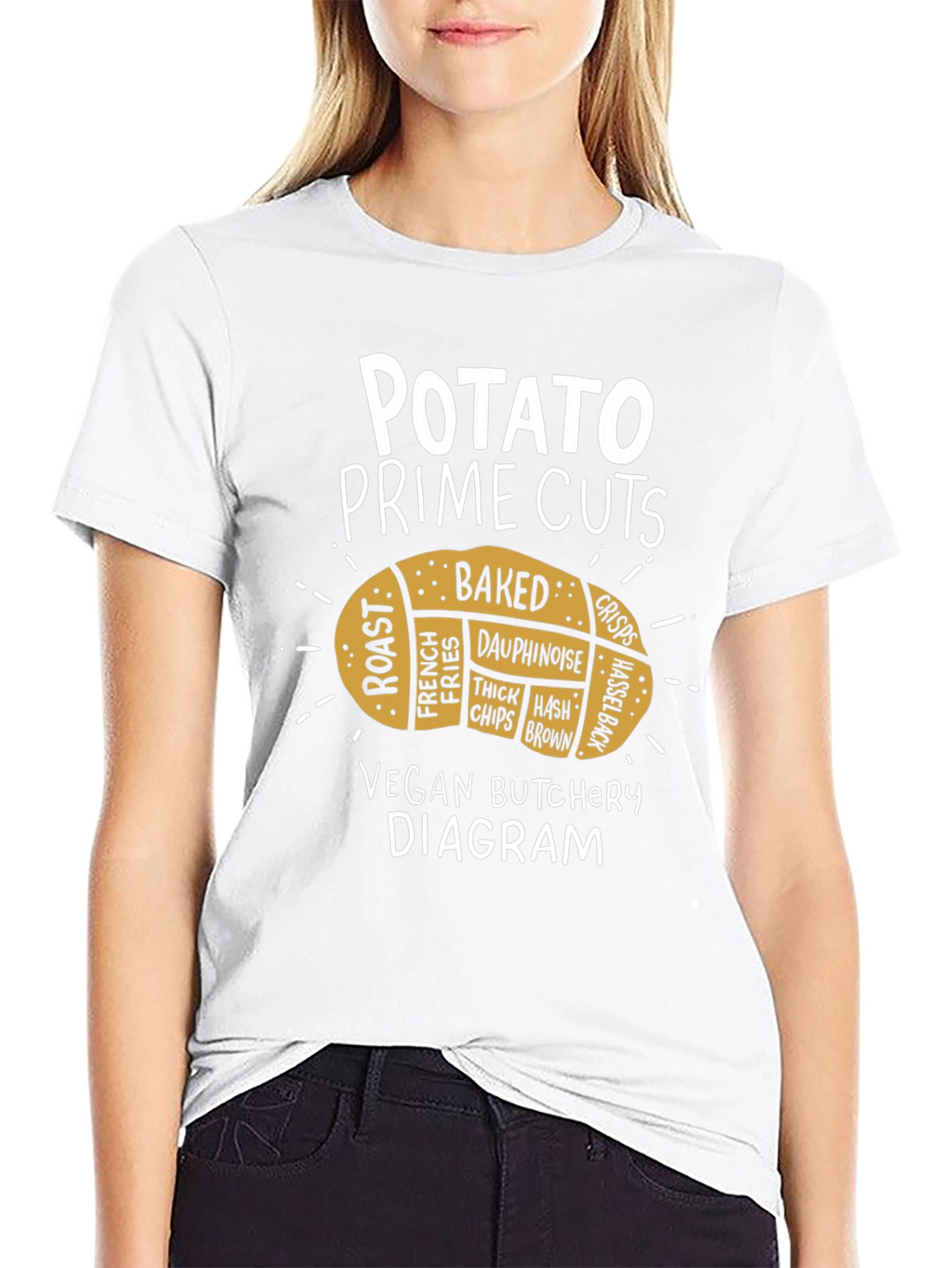 Potato Prime Cuts Vegan Butcher T-Shirt