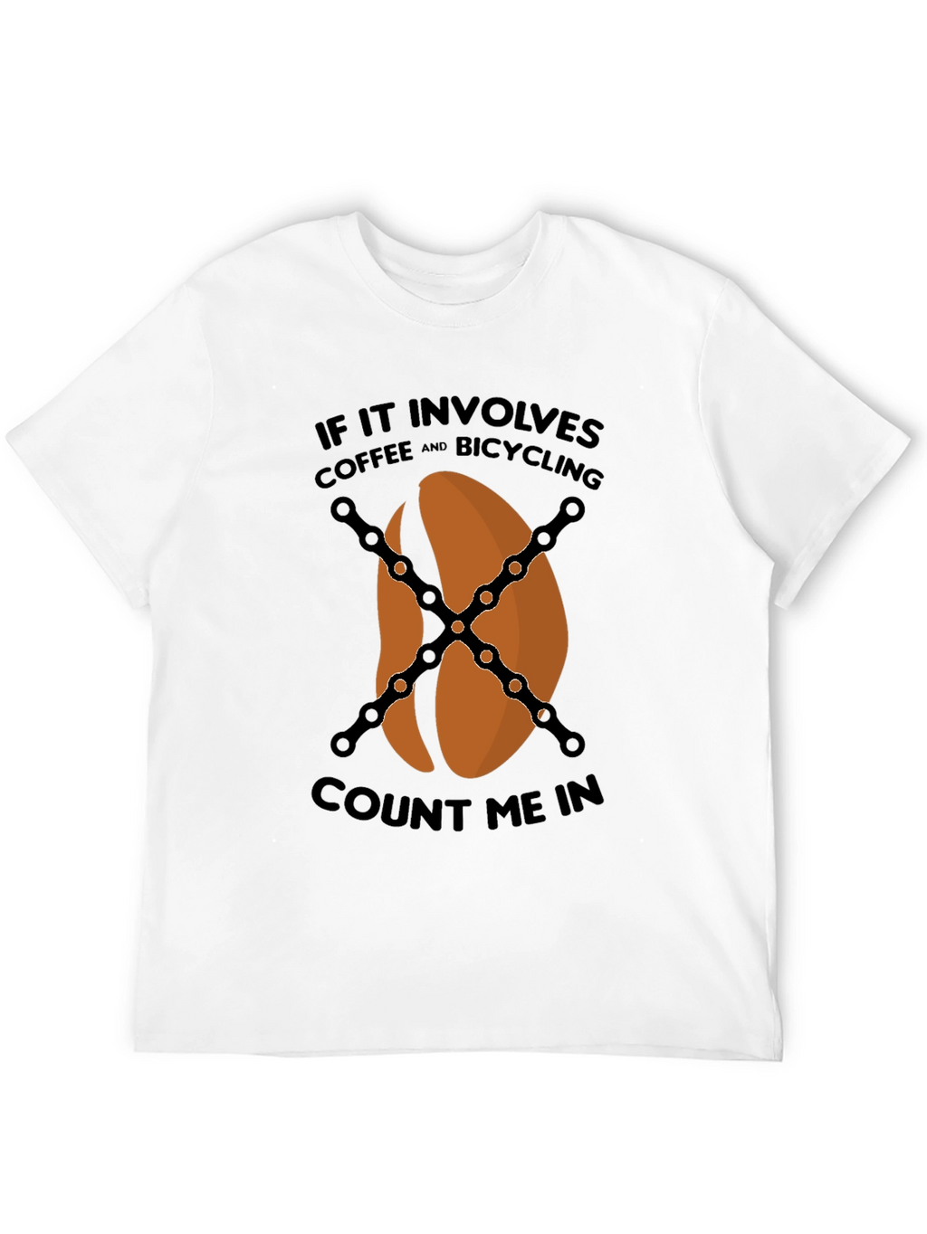 Coffee & Bicycling T-Shirt - Count Me In!