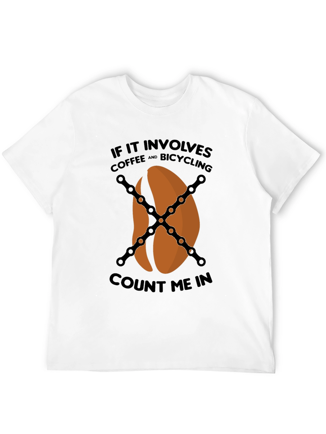 Coffee & Bicycling T-Shirt - Count Me In!
