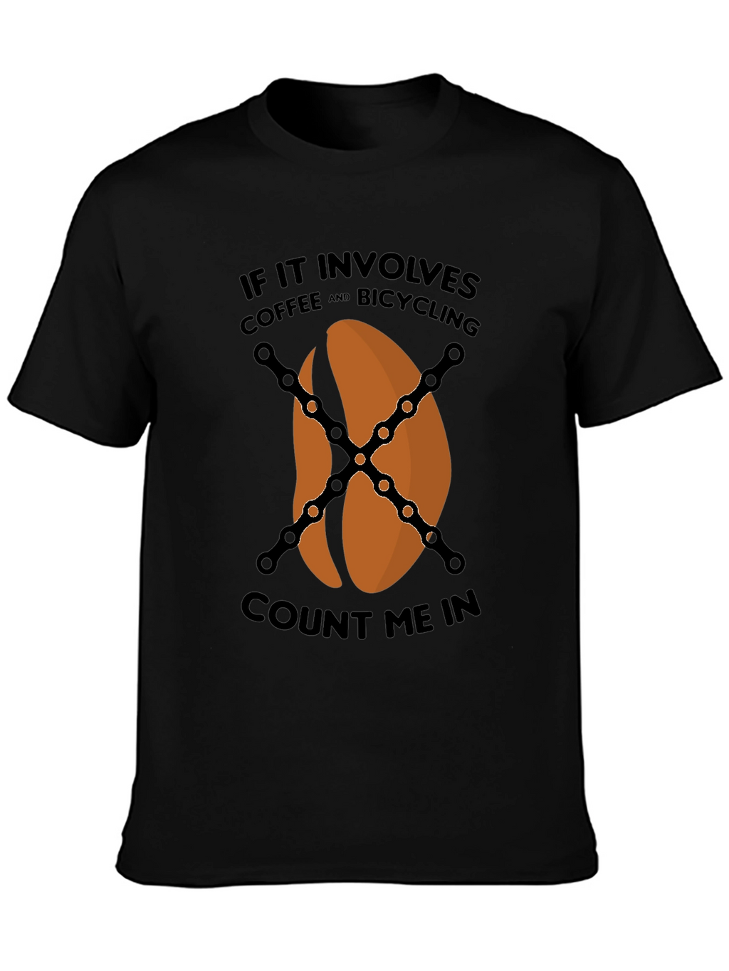 Coffee & Bicycling T-Shirt - Count Me In!