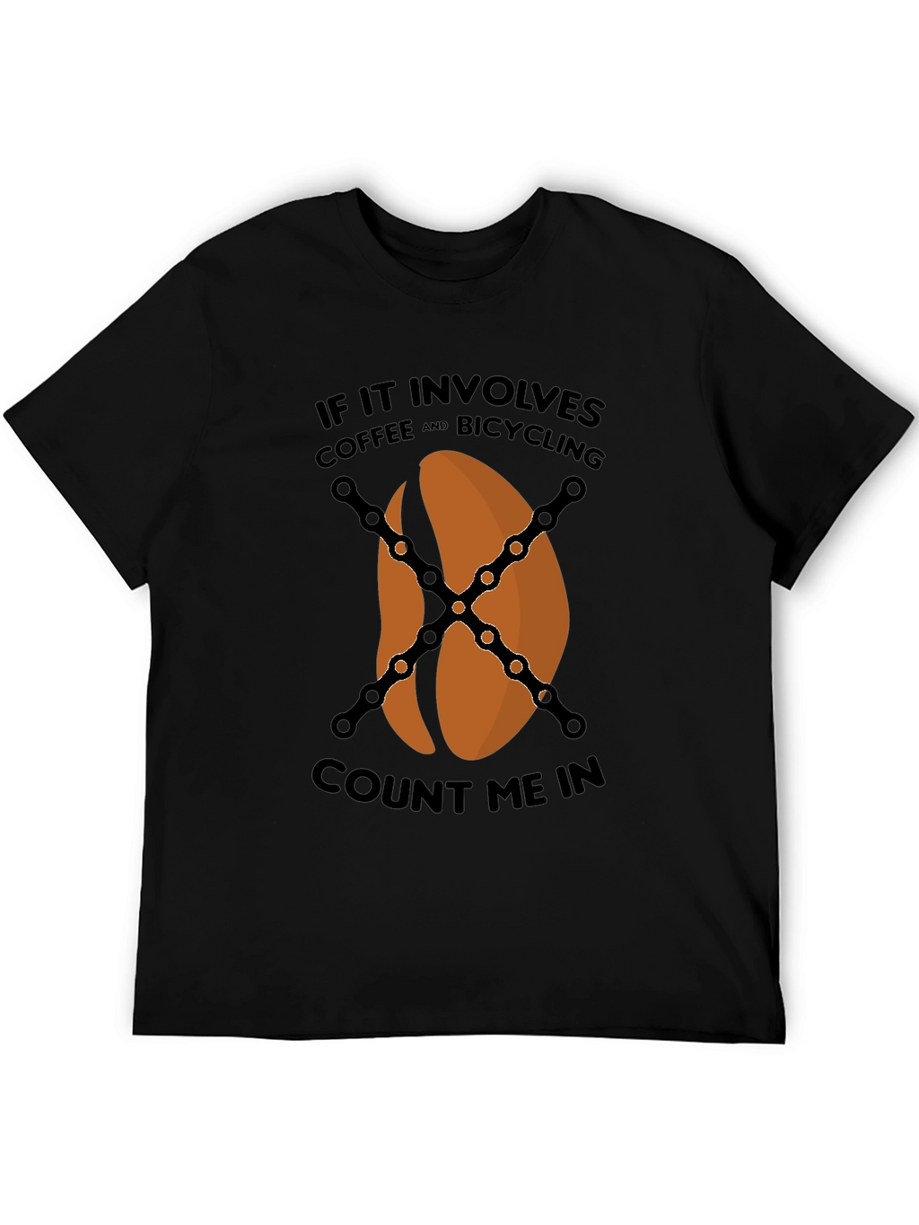 Coffee & Bicycling T-Shirt - Count Me In!