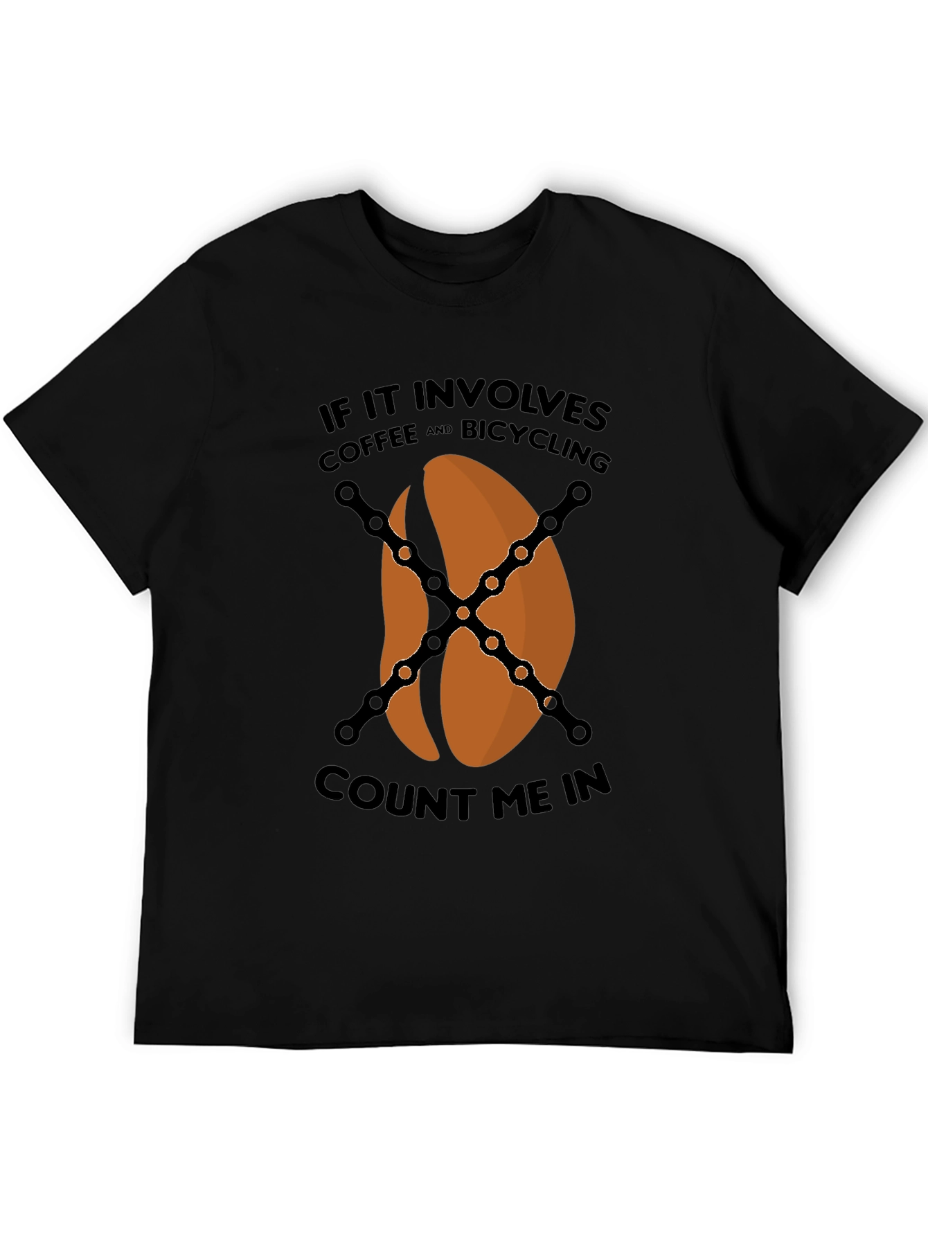 Coffee & Bicycling T-Shirt - Count Me In!
