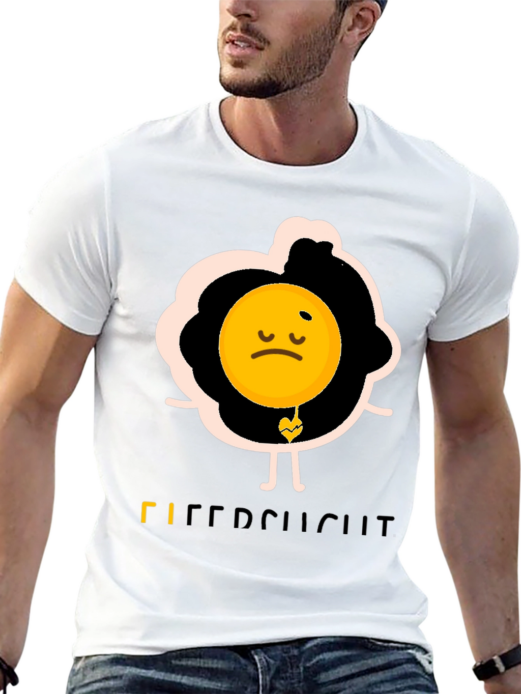 Sad Egg Graphic Tee - Funny Novelty T-Shirt