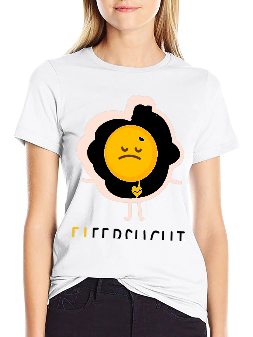 Sad Egg Graphic Tee - Funny Novelty T-Shirt