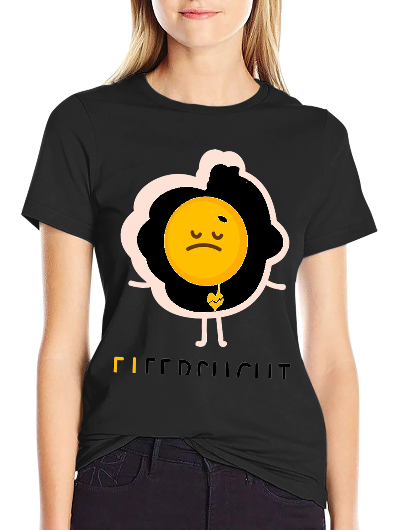 Sad Egg Graphic Tee - Funny Novelty T-Shirt