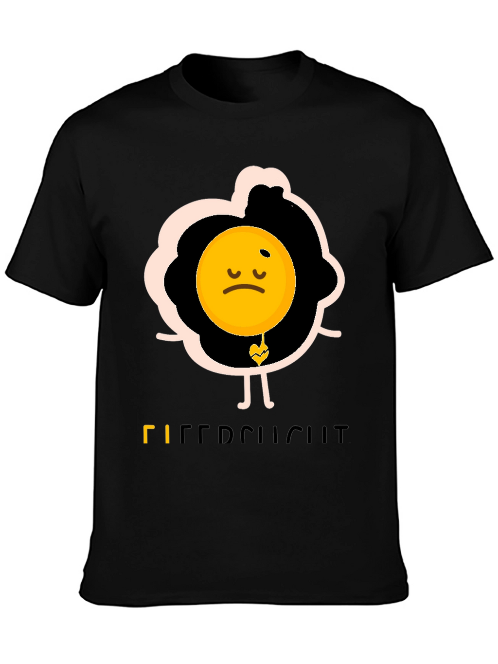 Sad Egg Graphic Tee - Funny Novelty T-Shirt
