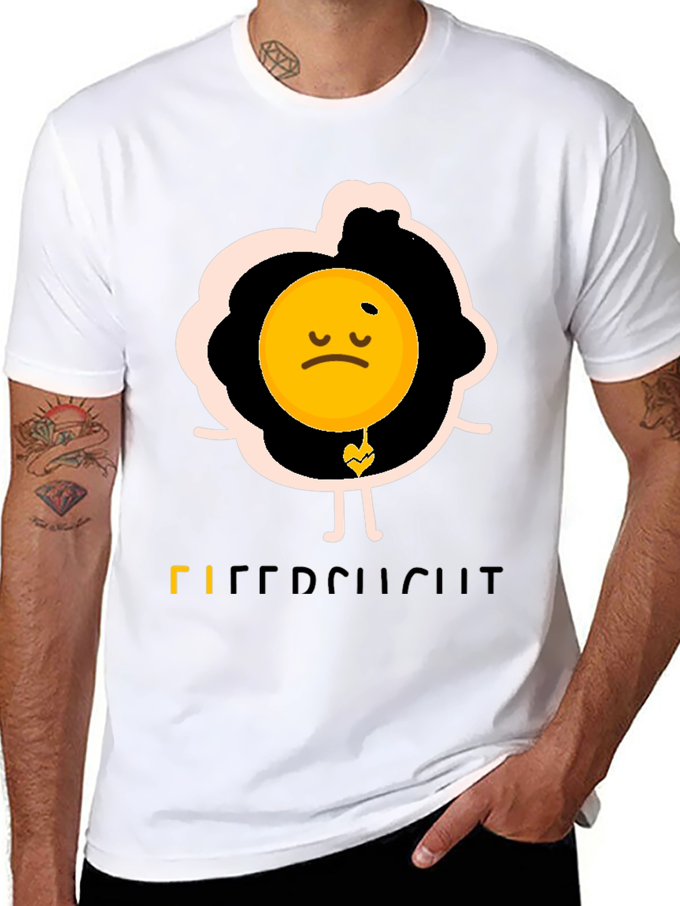 Sad Egg Graphic Tee - Funny Novelty T-Shirt