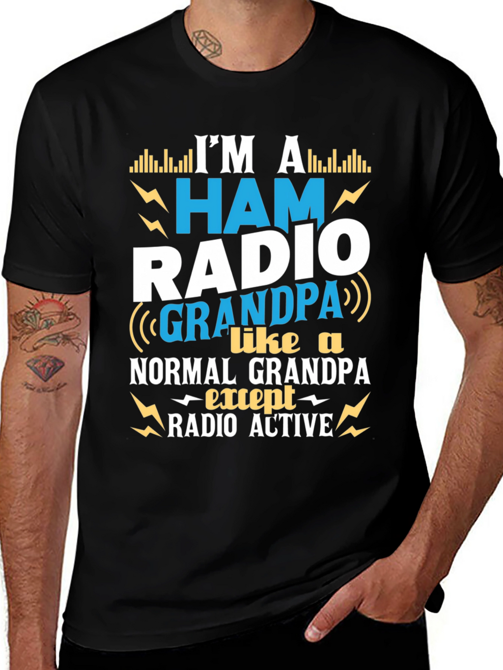Ham Radio Grandpa T-Shirt - Radio Active Design