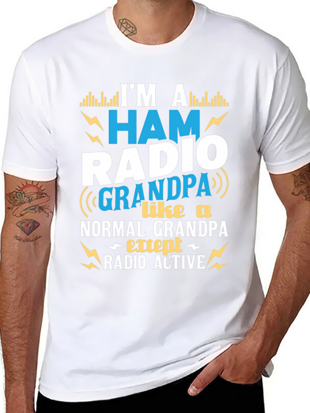 Ham Radio Grandpa T-Shirt - Radio Active Design