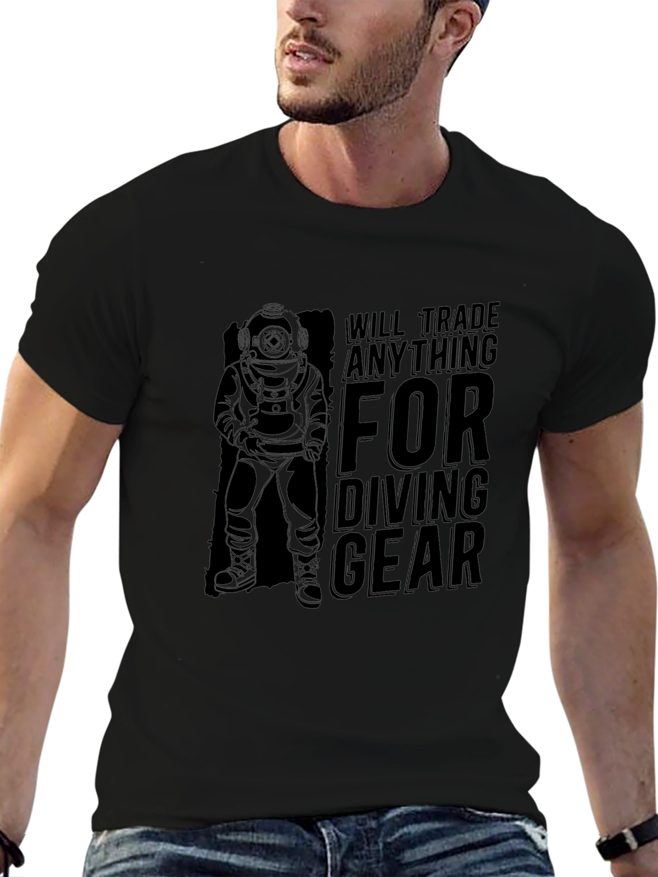 Diving Gear T-Shirt - Dive Enthusiast Apparel
