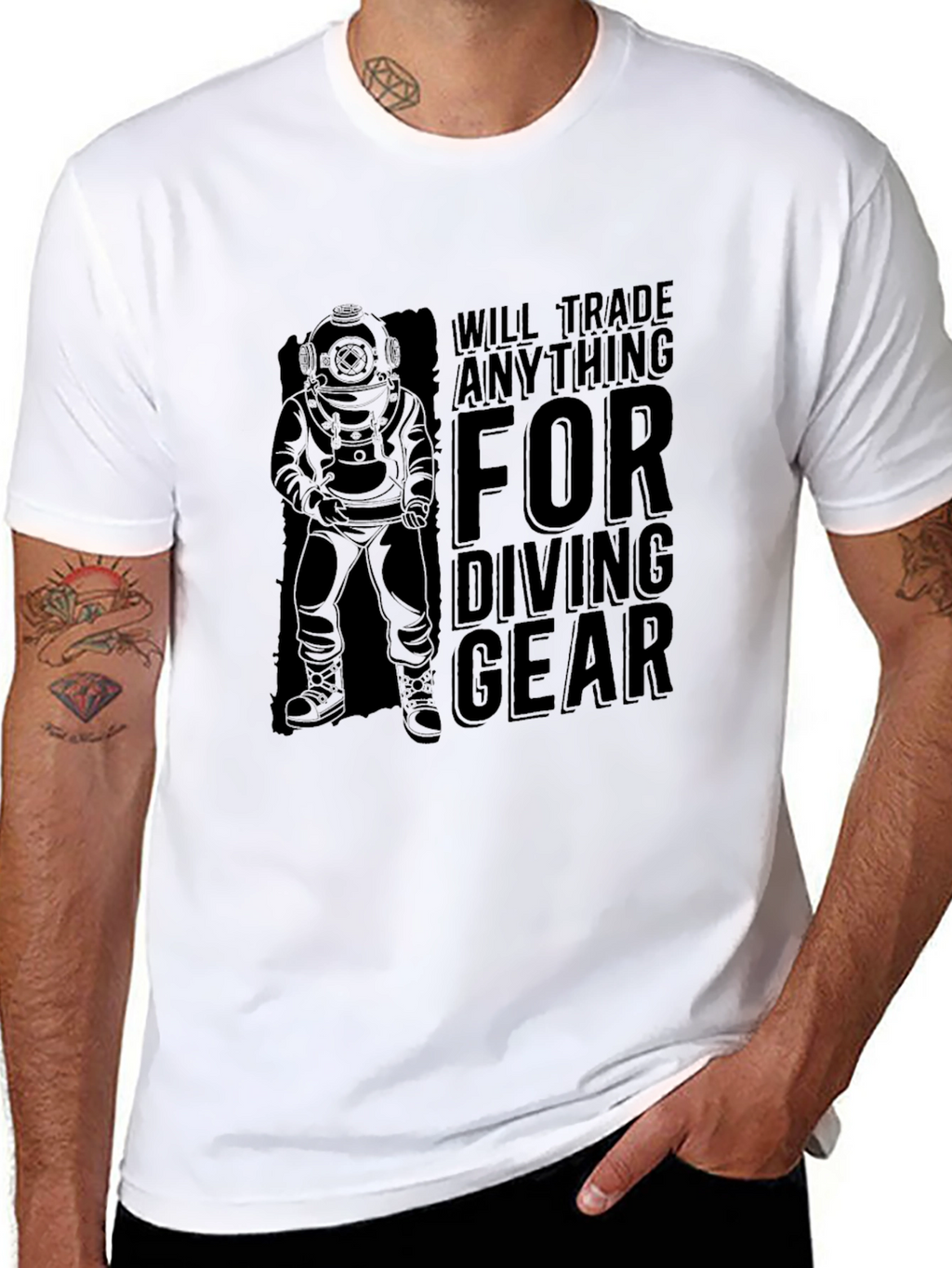 Diving Gear T-Shirt - Dive Enthusiast Apparel