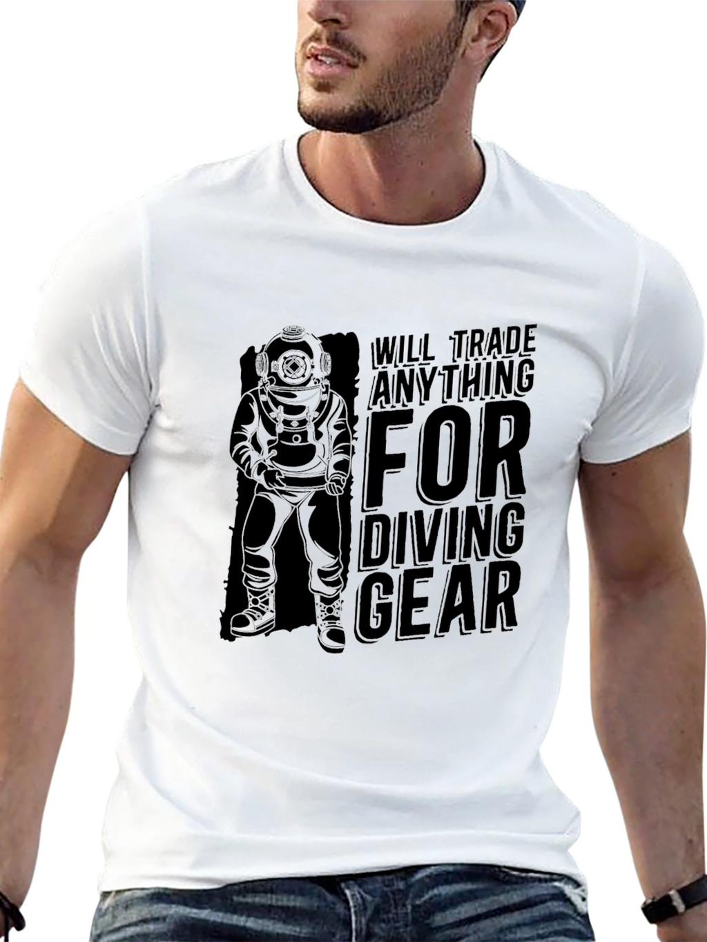 Diving Gear T-Shirt - Dive Enthusiast Apparel