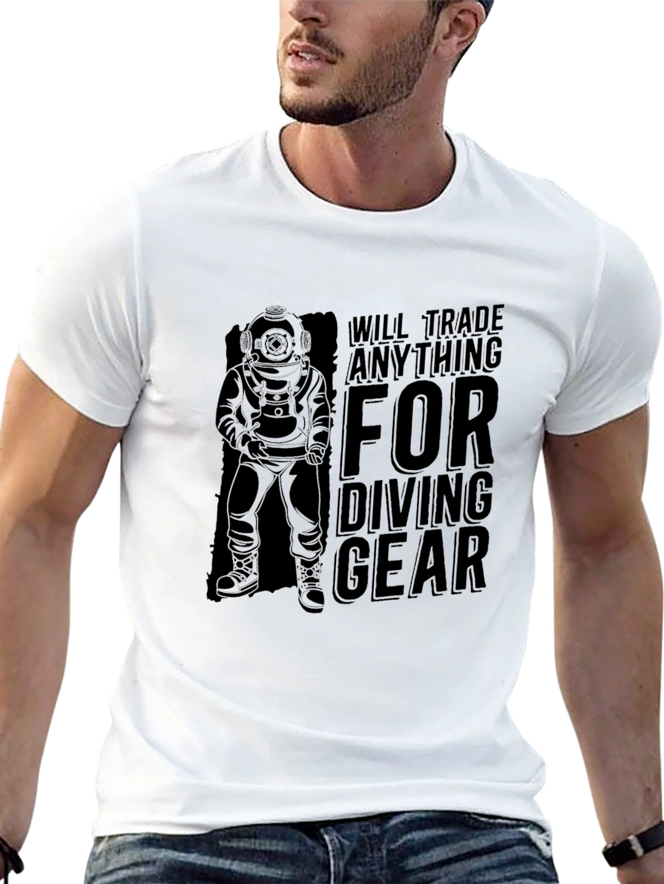Diving Gear T-Shirt - Dive Enthusiast Apparel