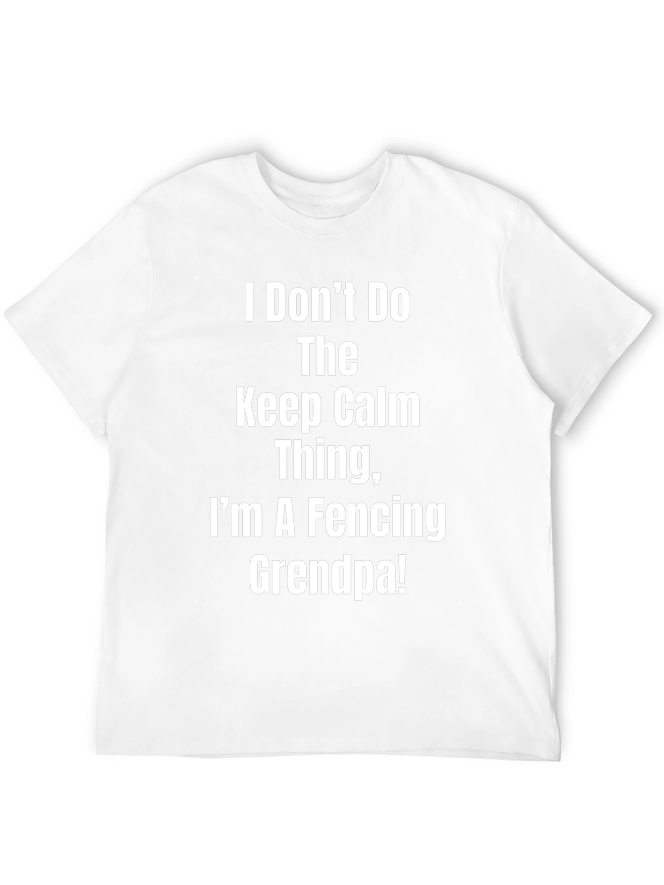 Fencing Grandpa T-Shirt - Humorous Novelty Tee