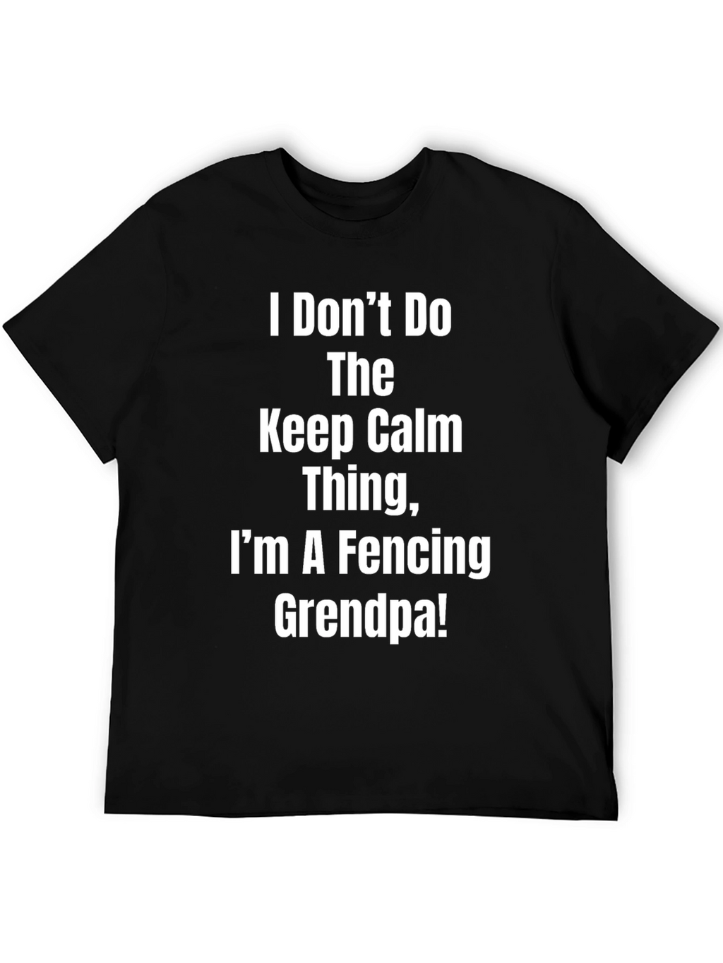 Fencing Grandpa T-Shirt - Humorous Novelty Tee
