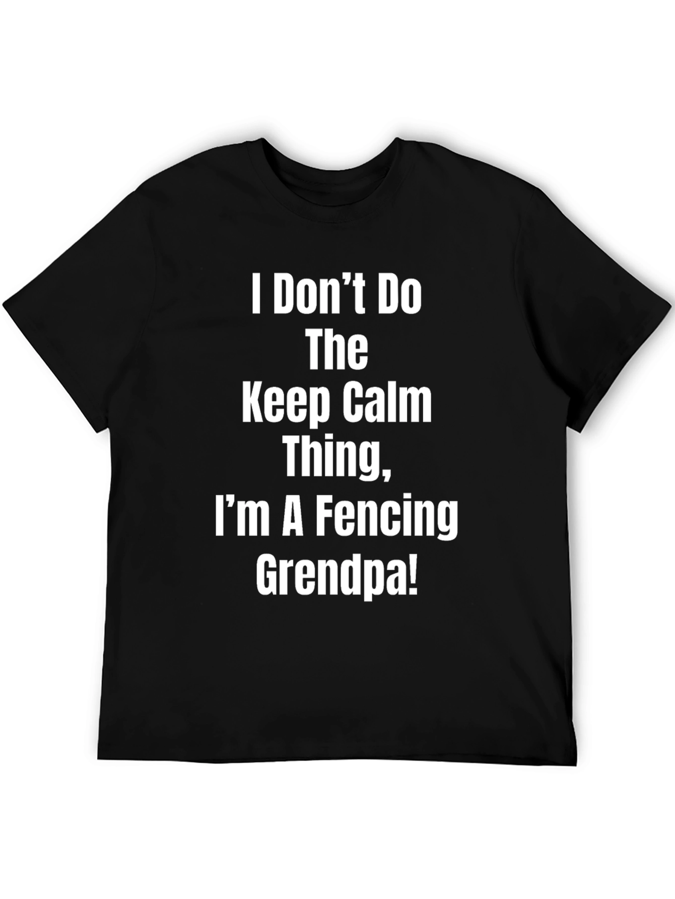 Fencing Grandpa T-Shirt - Humorous Novelty Tee