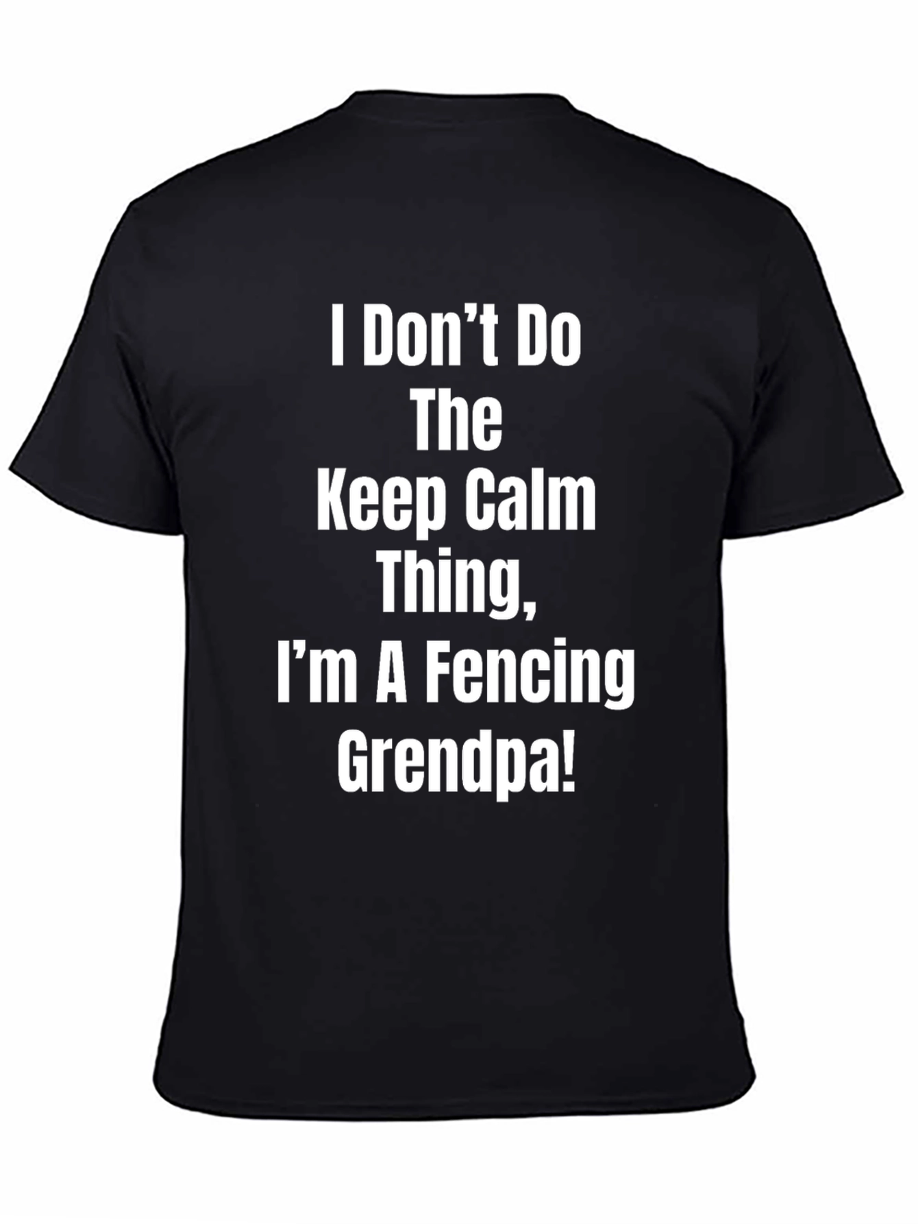 Fencing Grandpa T-Shirt - Humorous Novelty Tee