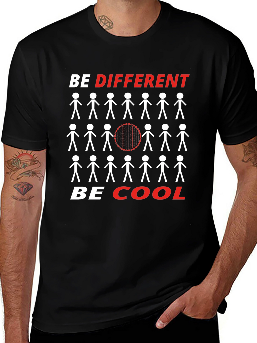 Be Different Be Cool Graphic Tee