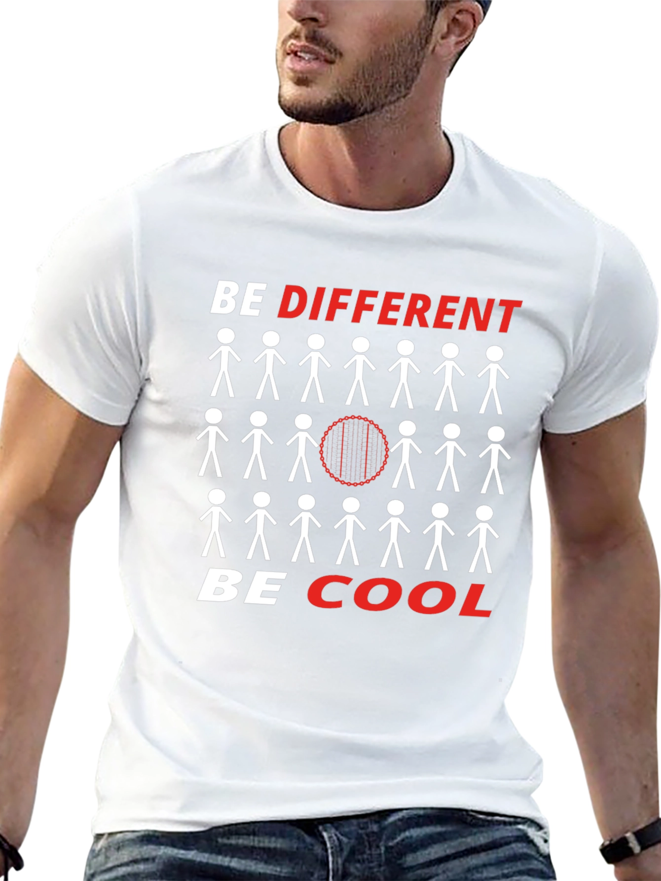 Be Different Be Cool Graphic Tee