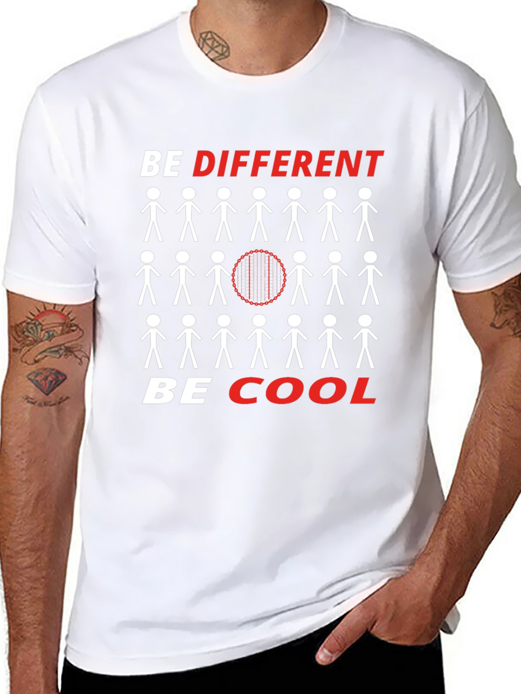 Be Different Be Cool Graphic Tee
