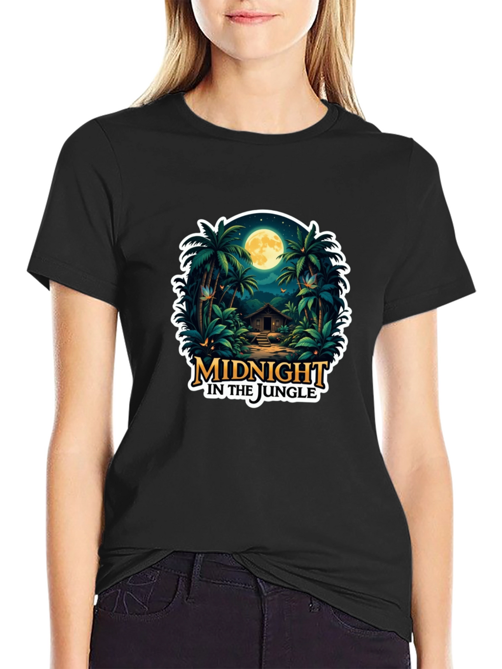 Midnight Jungle Graphic T-Shirt