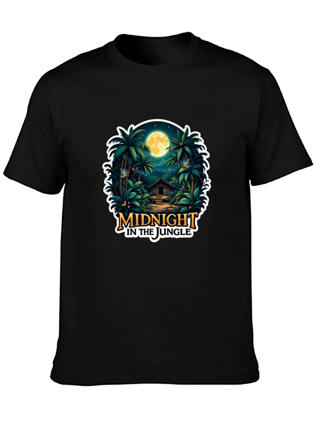 Midnight Jungle Graphic T-Shirt